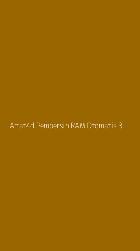 Tampilan Antarmuka Aplikasi Amat4d Pembersih Ram Otomatis - 3