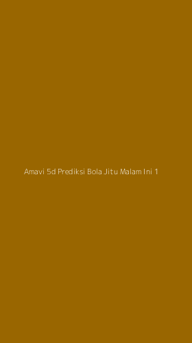 Tampilan Antarmuka Aplikasi Amavi 5d Prediksi Bola Jitu Malam Ini - 1
