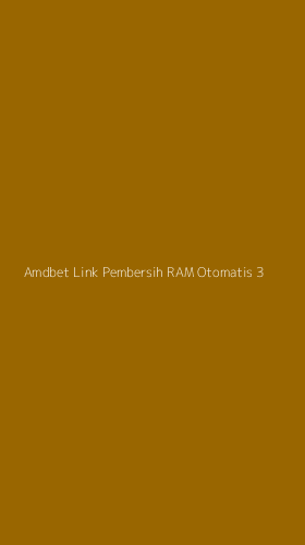 Tampilan Antarmuka Aplikasi Amdbet Link Pembersih Ram Otomatis - 3