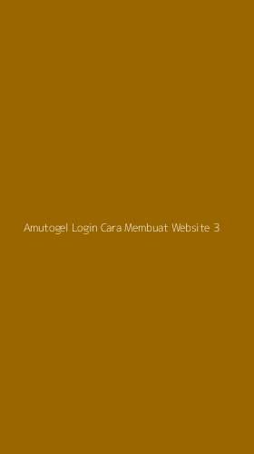 Tampilan Antarmuka Aplikasi Amutogel Login Cara Membuat Website - 3