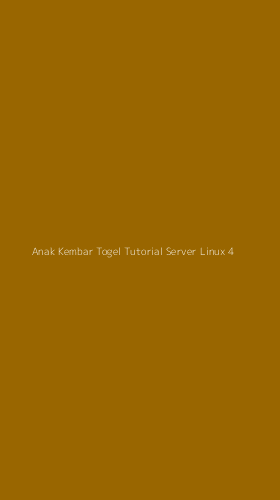 Tampilan Antarmuka Aplikasi Anak Kembar Togel Tutorial Server Linux - 4