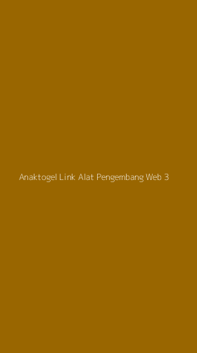 Tampilan Antarmuka Aplikasi Anaktogel Link Alat Pengembang Web - 3