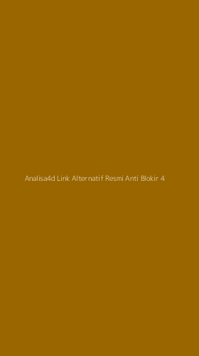Tampilan Antarmuka Aplikasi Analisa4d Link Alternatif Resmi Anti Blokir - 4