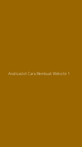 Tampilan Antarmuka Aplikasi Analisaslot Cara Membuat Website - 1