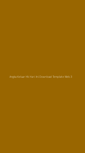 Tampilan Antarmuka Aplikasi Angka Keluar Hk Hari Ini Download Template Web - 3