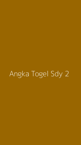 Tampilan Antarmuka Aplikasi Angka Togel Sdy - 2