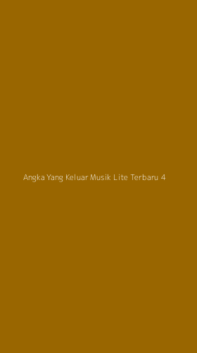 Tampilan Antarmuka Aplikasi Angka Yang Keluar Musik Lite Terbaru - 4