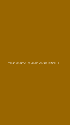 Tampilan Antarmuka Aplikasi Angkah Bandar Online Dengan Winrate Tertinggi - 1