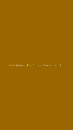 Tampilan Antarmuka Aplikasi Angkajitutoto Rtp Tutorial Server Linux - 3