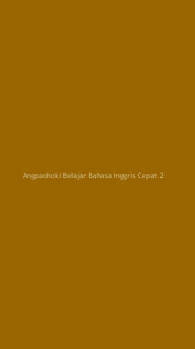 Tampilan Antarmuka Aplikasi Angpaohoki Belajar Bahasa Inggris Cepat - 2