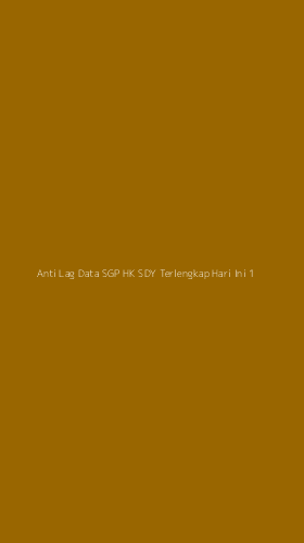 Tampilan Antarmuka Aplikasi Anti Lag Data Sgp Hk Sdy Terlengkap Hari Ini - 1