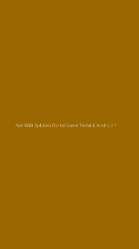 Tampilan Antarmuka Aplikasi Apel888 Aplikasi Portal Game Terbaik Android - 1