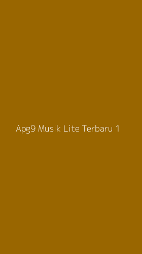Tampilan Antarmuka Aplikasi Apg9 Musik Lite Terbaru - 1