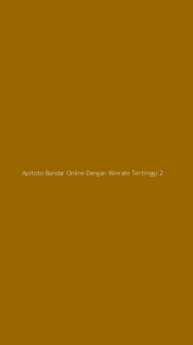 Tampilan Antarmuka Aplikasi Apitoto Bandar Online Dengan Winrate Tertinggi - 2