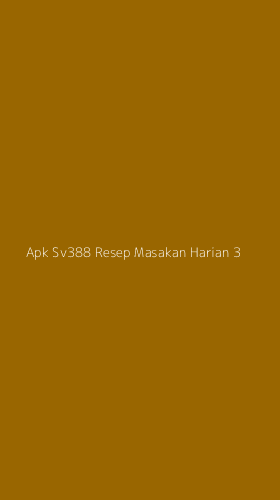 Tampilan Antarmuka Aplikasi Apk Sv388 Resep Masakan Harian - 3