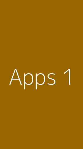 Tampilan Antarmuka Aplikasi Apps - 1