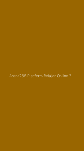 Tampilan Antarmuka Aplikasi Arena268 Platform Belajar Online - 3