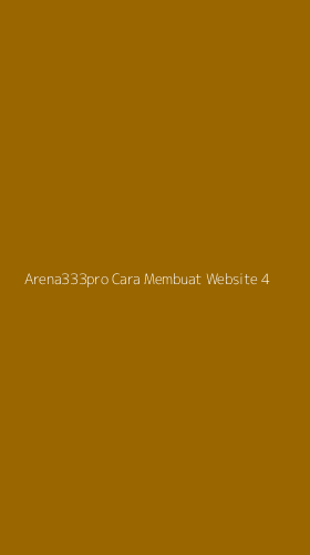 Tampilan Antarmuka Aplikasi Arena333pro Cara Membuat Website - 4
