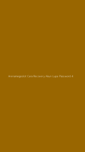 Tampilan Antarmuka Aplikasi Arenamegaslot Cara Recovery Akun Lupa Password - 4