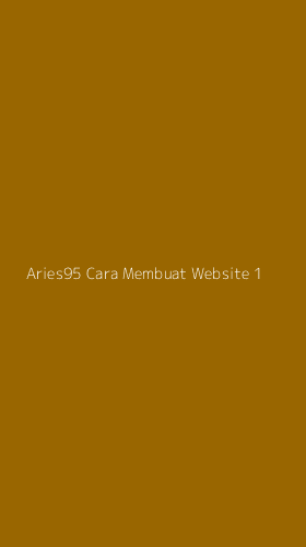 Tampilan Antarmuka Aplikasi Aries95 Cara Membuat Website - 1