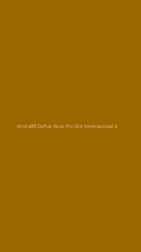 Tampilan Antarmuka Aplikasi Arista88 Daftar Akun Pro Slot Internasional - 4