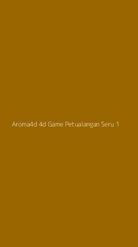 Tampilan Antarmuka Aplikasi Aroma4d 4d Game Petualangan Seru - 1