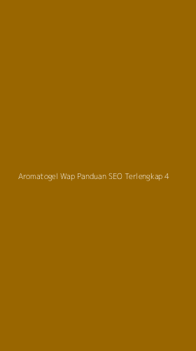 Tampilan Antarmuka Aplikasi Aromatogel Wap Panduan Seo Terlengkap - 4