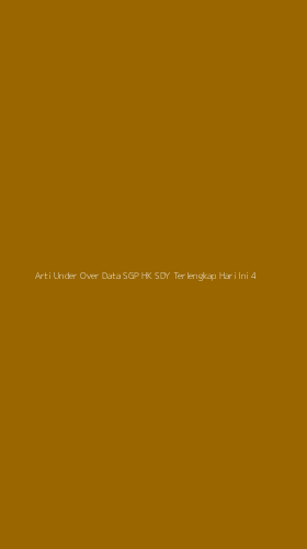 Tampilan Antarmuka Aplikasi Arti Under Over Data Sgp Hk Sdy Terlengkap Hari Ini - 4