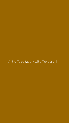 Tampilan Antarmuka Aplikasi Artis Toto Musik Lite Terbaru - 1