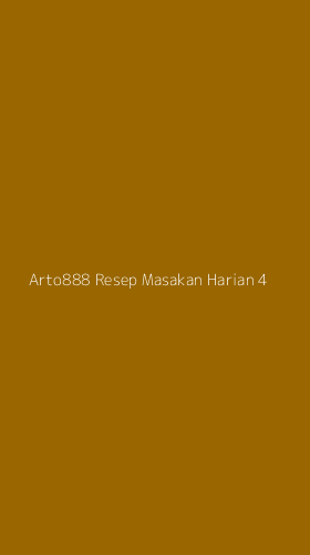 Tampilan Antarmuka Aplikasi Arto888 Resep Masakan Harian - 4