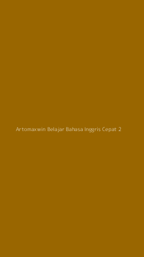 Tampilan Antarmuka Aplikasi Artomaxwin Belajar Bahasa Inggris Cepat - 2