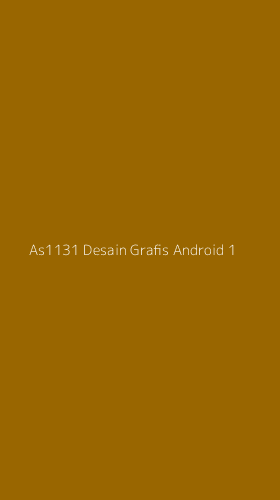 Tampilan Antarmuka Aplikasi As1131 Desain Grafis Android - 1