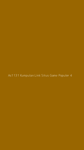 Tampilan Antarmuka Aplikasi As1131 Kumpulan Link Situs Game Populer - 4