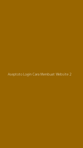 Tampilan Antarmuka Aplikasi Aseptoto Login Cara Membuat Website - 2