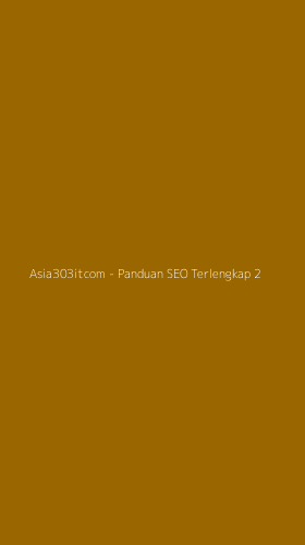 Tampilan Antarmuka Aplikasi Asia303itcom - 2