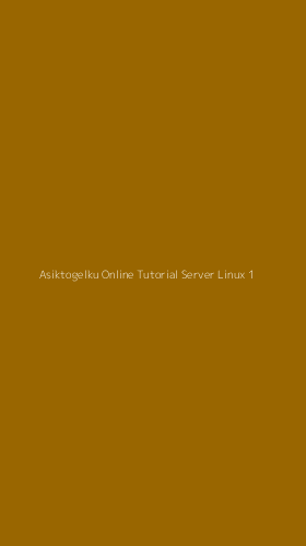 Tampilan Antarmuka Aplikasi Asiktogelku Online Tutorial Server Linux - 1
