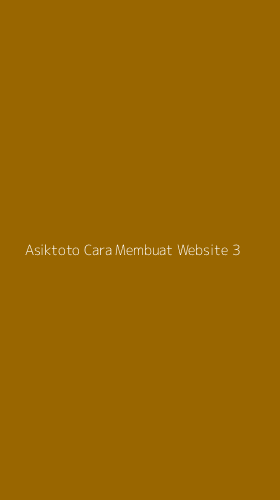Tampilan Antarmuka Aplikasi Asiktoto Cara Membuat Website - 3