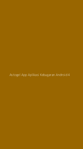 Tampilan Antarmuka Aplikasi Astogel App Aplikasi Kebugaran Android - 4