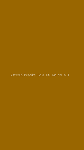 Tampilan Antarmuka Aplikasi Astro89 Prediksi Bola Jitu Malam Ini - 1