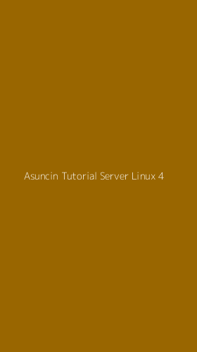Tampilan Antarmuka Aplikasi Asuncin Tutorial Server Linux - 4