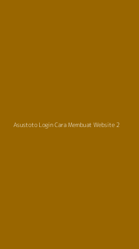 Tampilan Antarmuka Aplikasi Asustoto Login Cara Membuat Website - 2