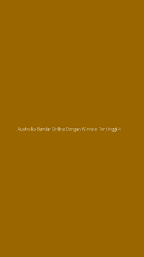 Tampilan Antarmuka Aplikasi Australia Bandar Online Dengan Winrate Tertinggi - 4