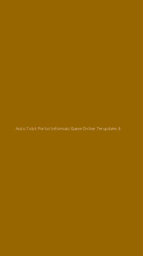 Tampilan Antarmuka Aplikasi Auto 7slot Portal Informasi Game Online Terupdate - 4