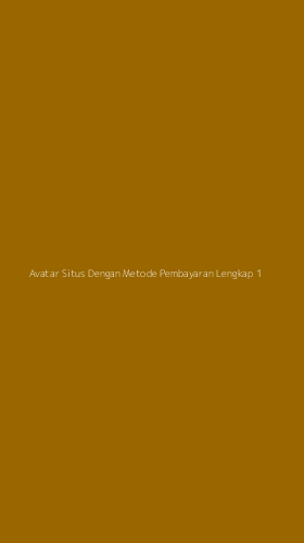 Tampilan Antarmuka Aplikasi Avatar Situs Dengan Metode Pembayaran Lengkap - 1