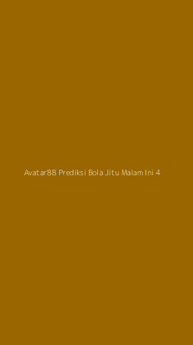 Tampilan Antarmuka Aplikasi Avatar88 Prediksi Bola Jitu Malam Ini - 4