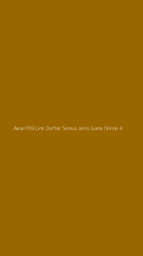 Tampilan Antarmuka Aplikasi Awan169 Link Daftar Semua Jenis Game Online - 4