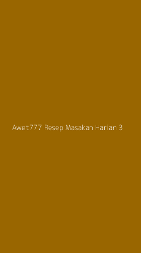 Tampilan Antarmuka Aplikasi Awet777 Resep Masakan Harian - 3