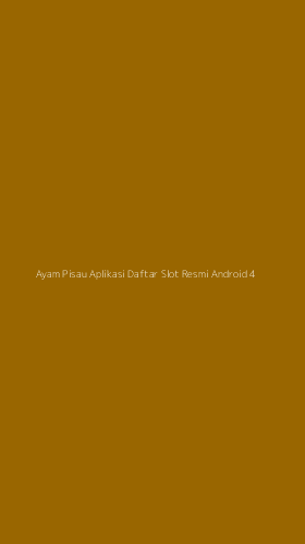 Tampilan Antarmuka Aplikasi Ayam Pisau Aplikasi Daftar Slot Resmi Android - 4