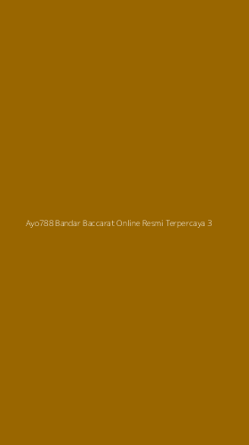 Tampilan Antarmuka Aplikasi Ayo788 Bandar Baccarat Online Resmi Terpercaya - 3