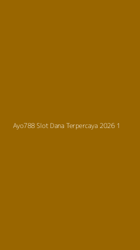 Tampilan Antarmuka Aplikasi Ayo788 Slot Dana Terpercaya 2026 - 1